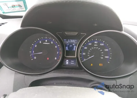 2013 Hyundai Veloster Turbo W/Black из США, поврежденный, VIN KMHTC6AE0DU156387